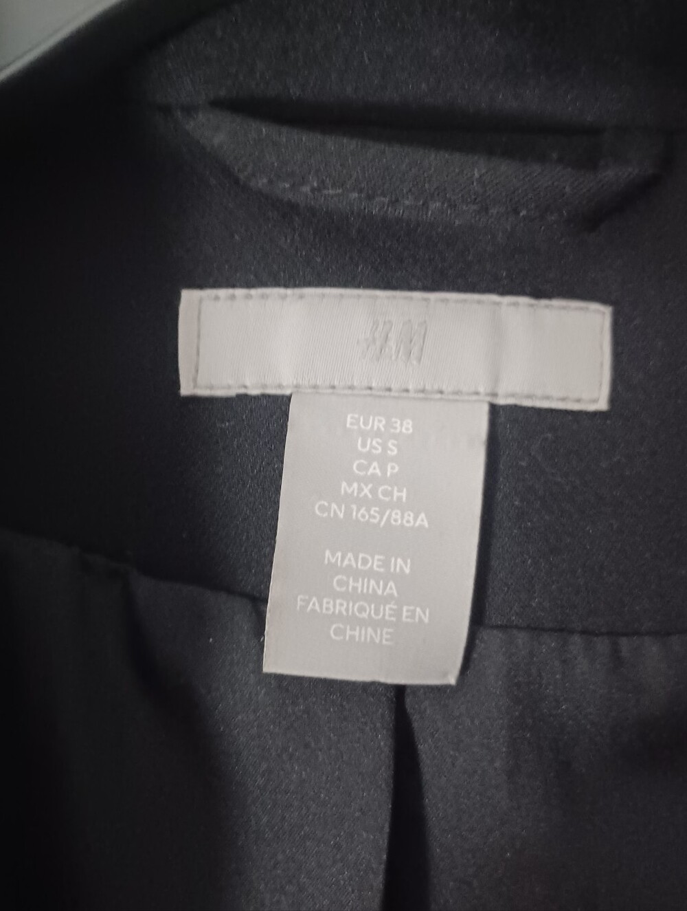 H&M Double Brested Long Blazer Sz S - Picture 2 of 5